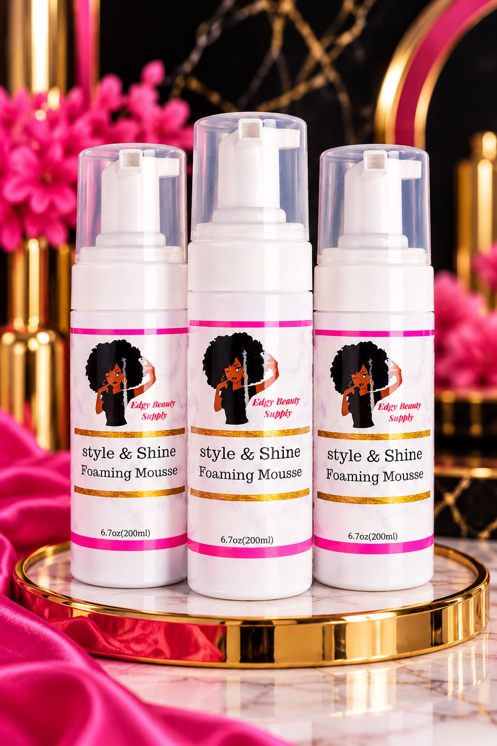 Edgy Beauty Style & Shine Foaming Mousse