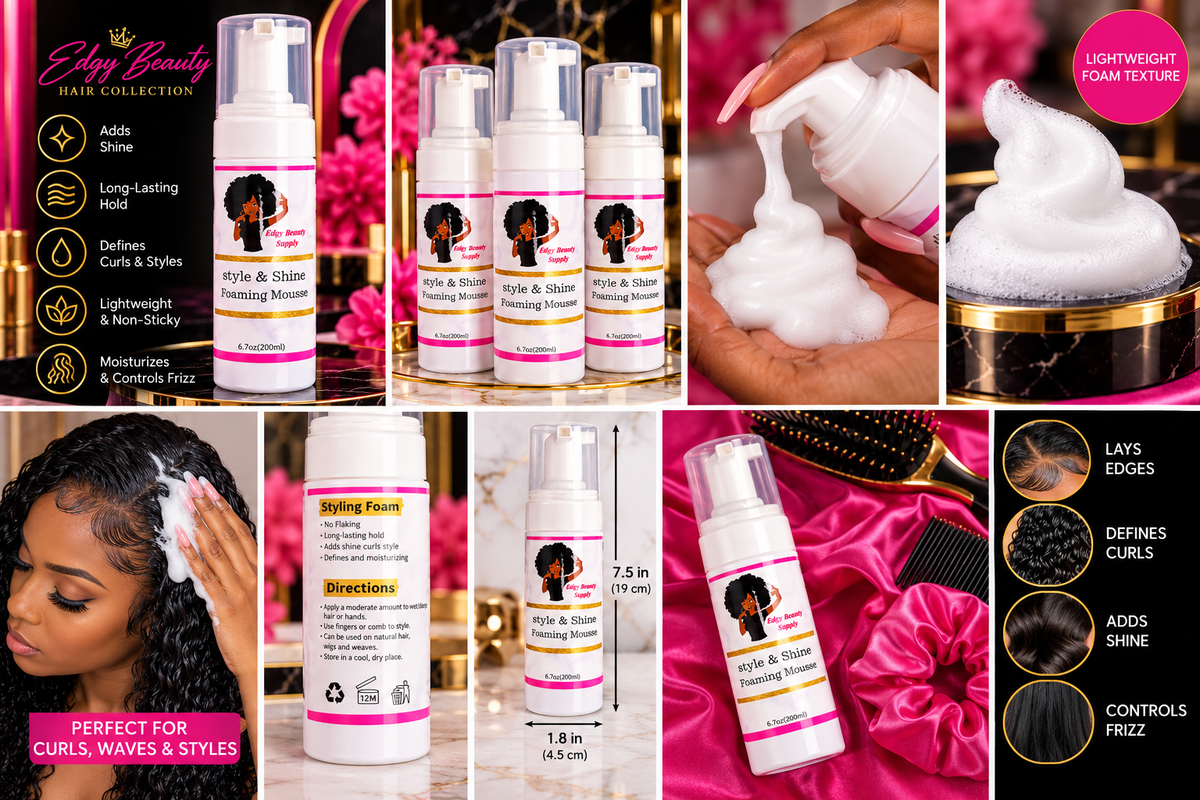 Edgy Beauty Style & Shine Foaming Mousse