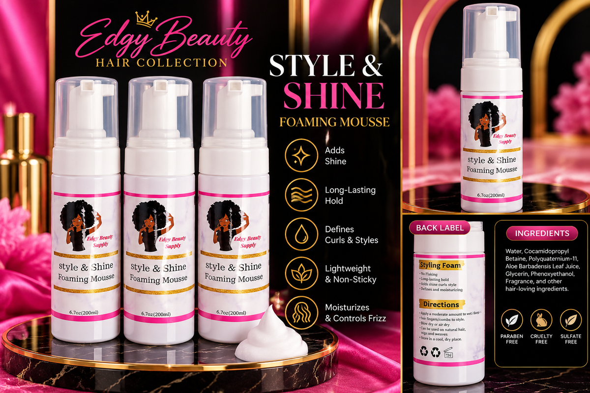 Edgy Beauty Style & Shine Foaming Mousse