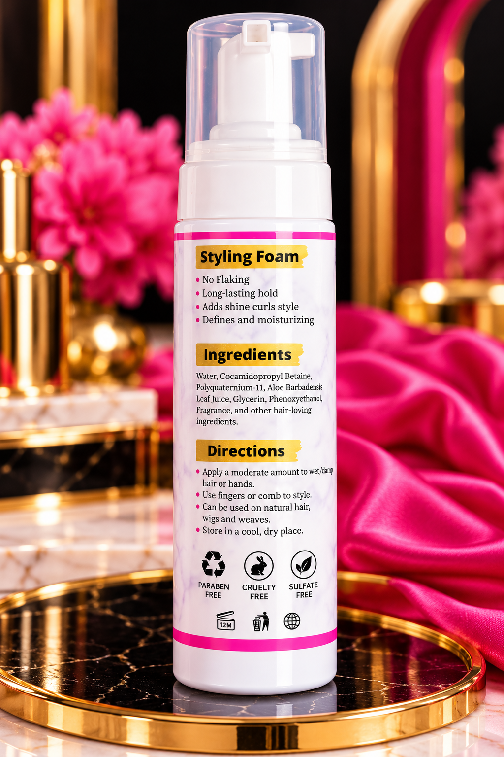 Edgy Beauty Style & Shine Foaming Mousse