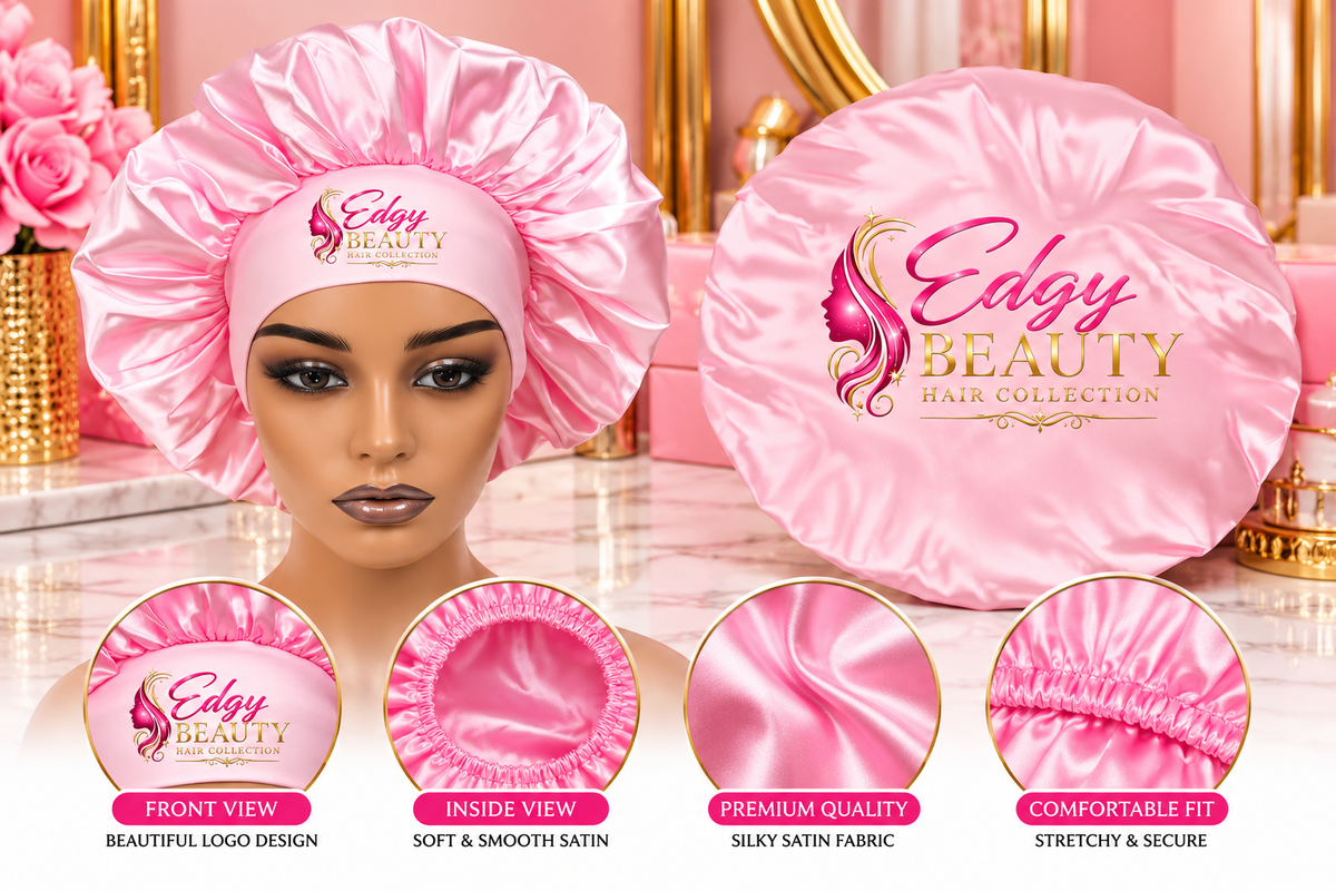 Edgy Beauty Silk & Slay Satin Bonnet