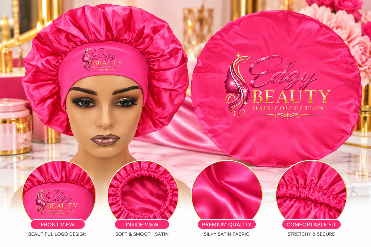 Edgy Beauty Silk & Slay Satin Bonnet