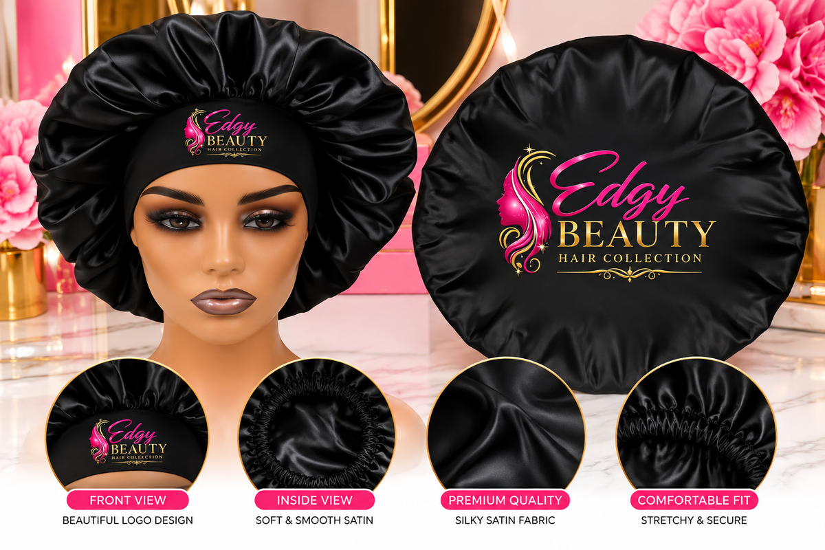 Edgy Beauty Silk & Slay Satin Bonnet
