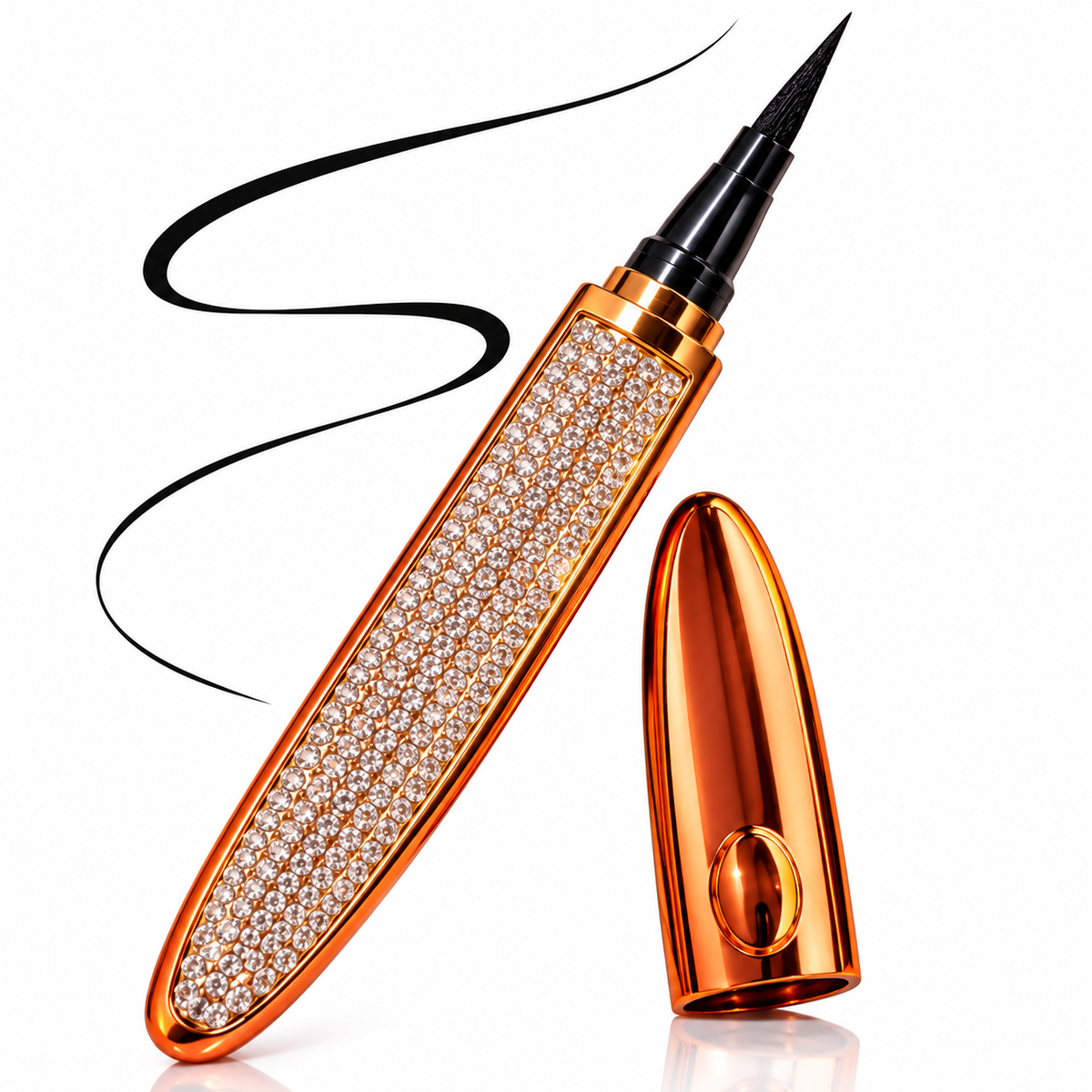 Edgy Luxe Diamond Eyeliner ✨